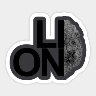 lion design Sticker